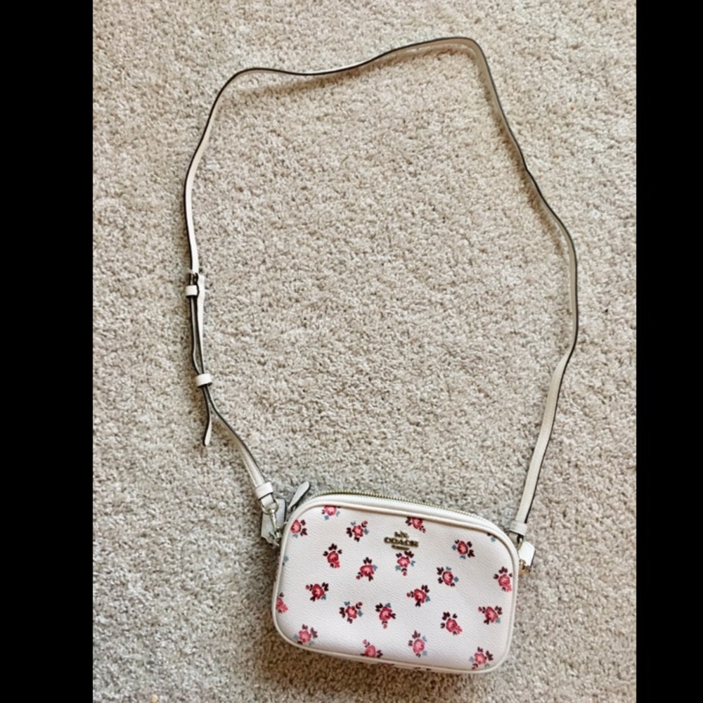 NEW Coach Crossbody Clutch W/ Floral Bloom Print
